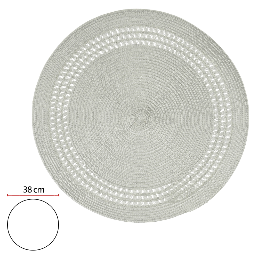 Lugar Americano Pp 38cm Luna Cinza 76027006 Dea