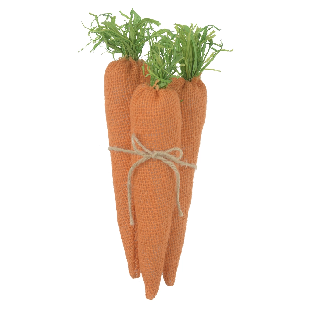 Enfeite Cenoura Laranja 3un 20cm 76682001 Dea
