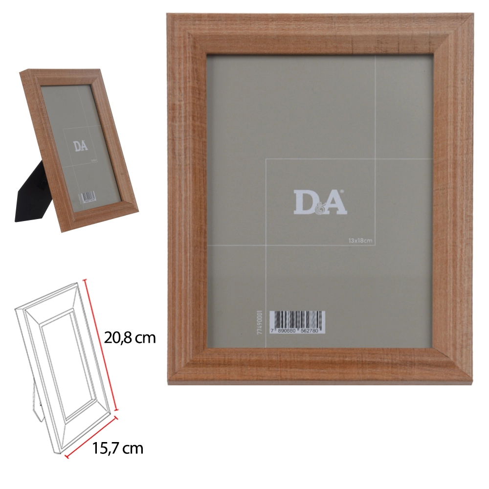 Porta Retrato Mdf 13x18cm Bege 77490001 Dea