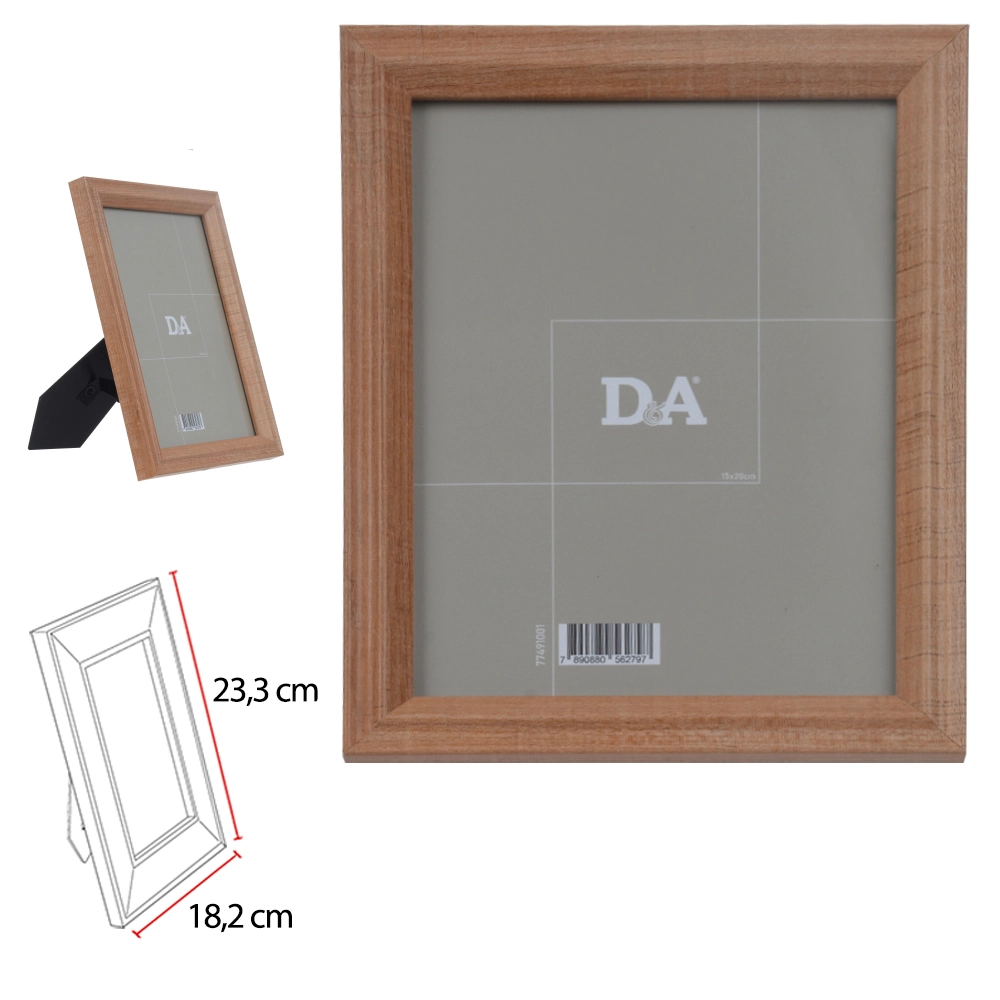 Porta Retrato Mdf 15x20cm Bege 77491001 Dea