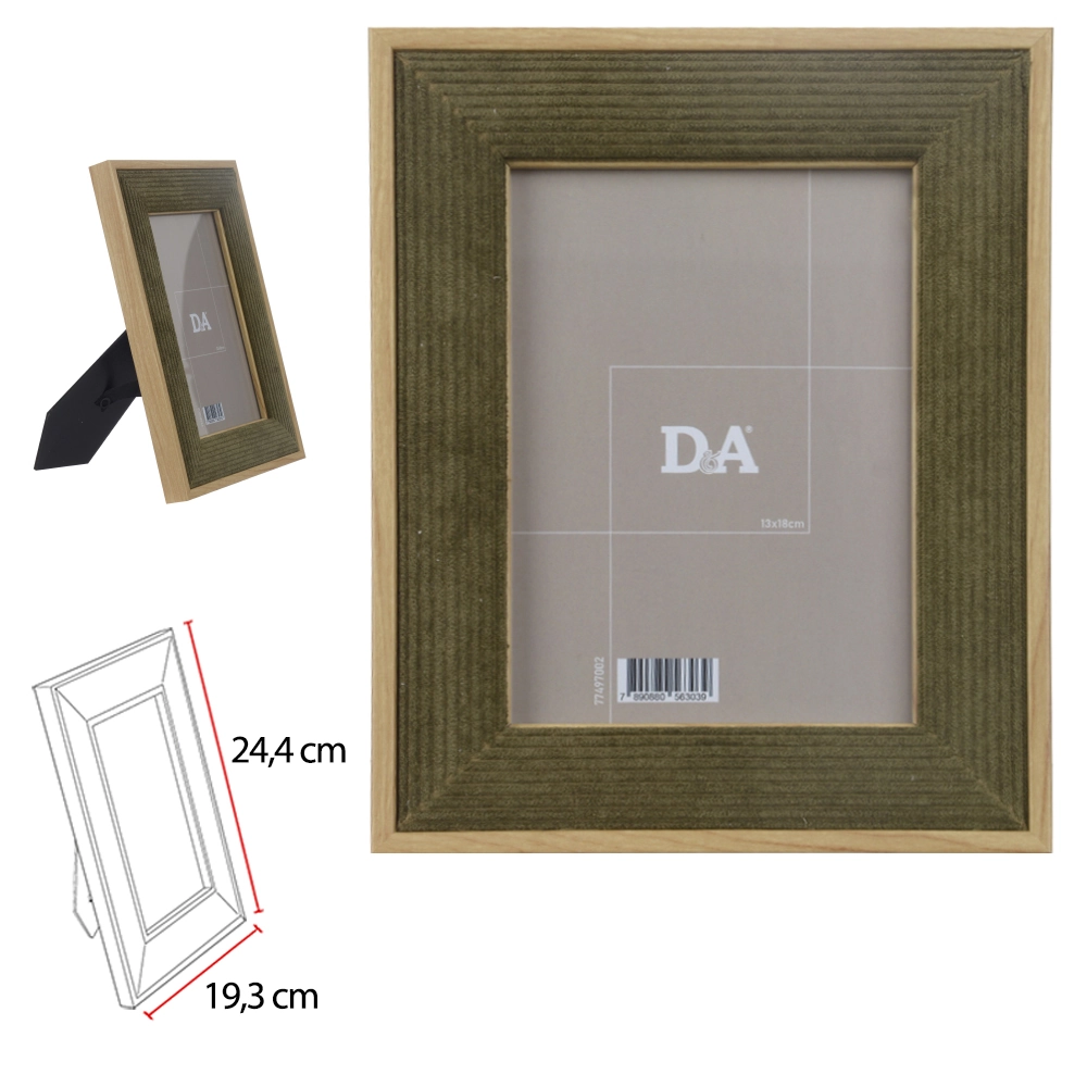 Porta Retrato Mdf 13x18cm Verde 77497002 Dea