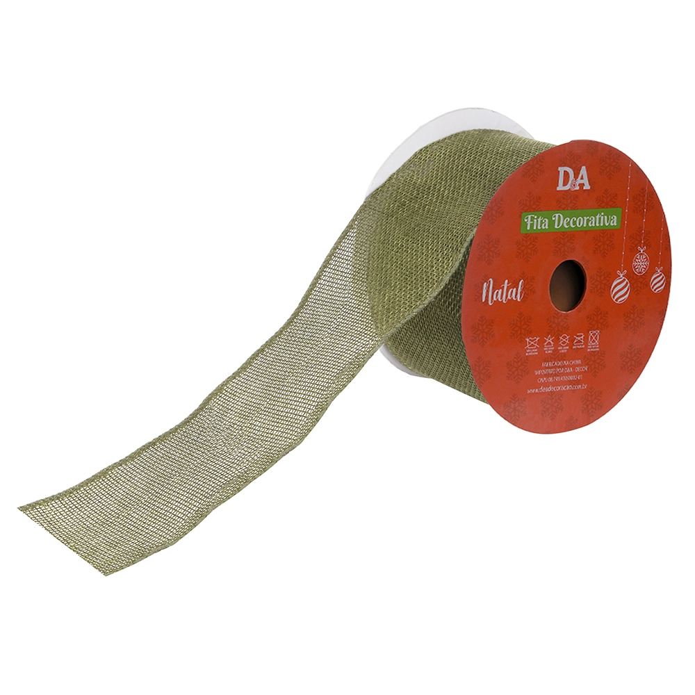 Fita Aramada Tecido Costura Verde 9.14mx6.3cm 73315007 Dea