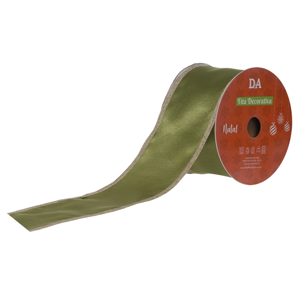 Fita Aramada Cetim Vde Bg 6.3x9.14m 24793007 Dea