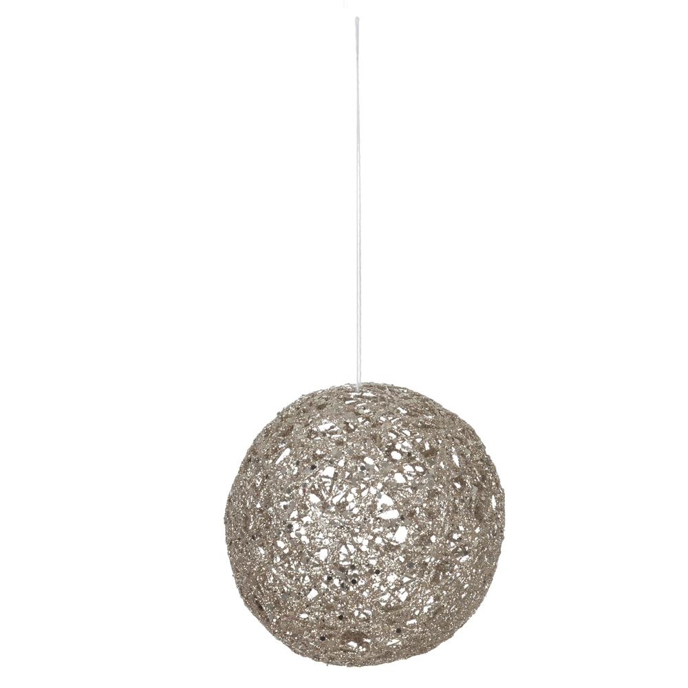 Bola Natal Aramada Champanhe 12cm 77864003 Dea