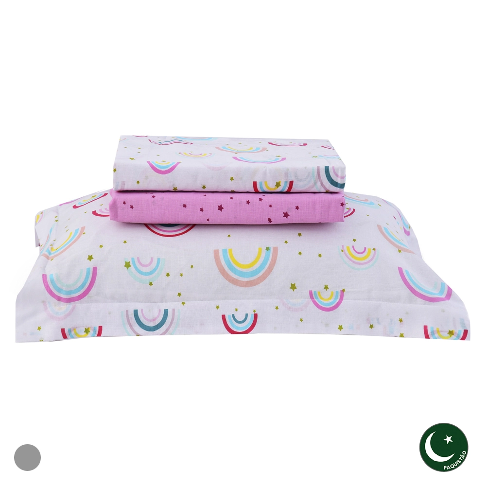 Jogo Cama Infantil Solteiro Rainbow 1.5x2.4m 77990004 Dea