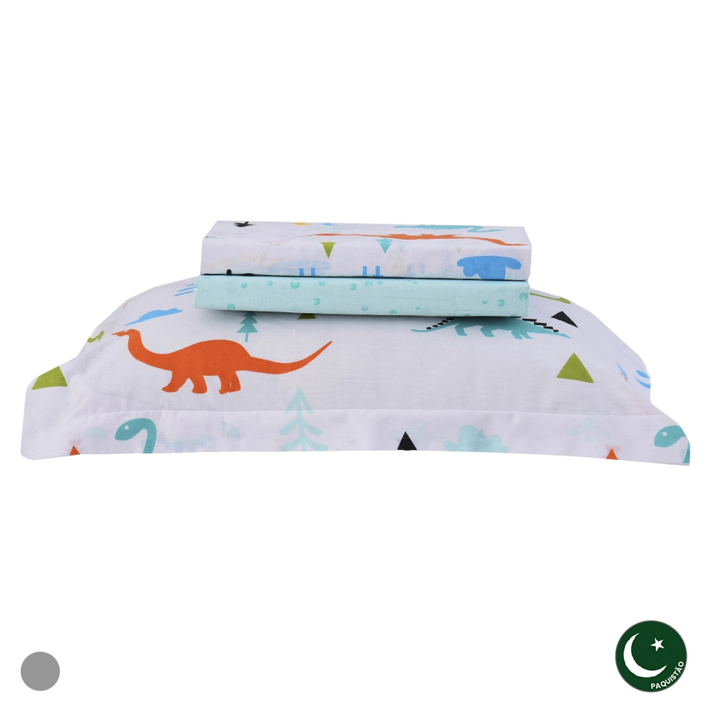 Jogo Cama Infantil Solteiro Dino 1.5x2.4m 77990009 Dea