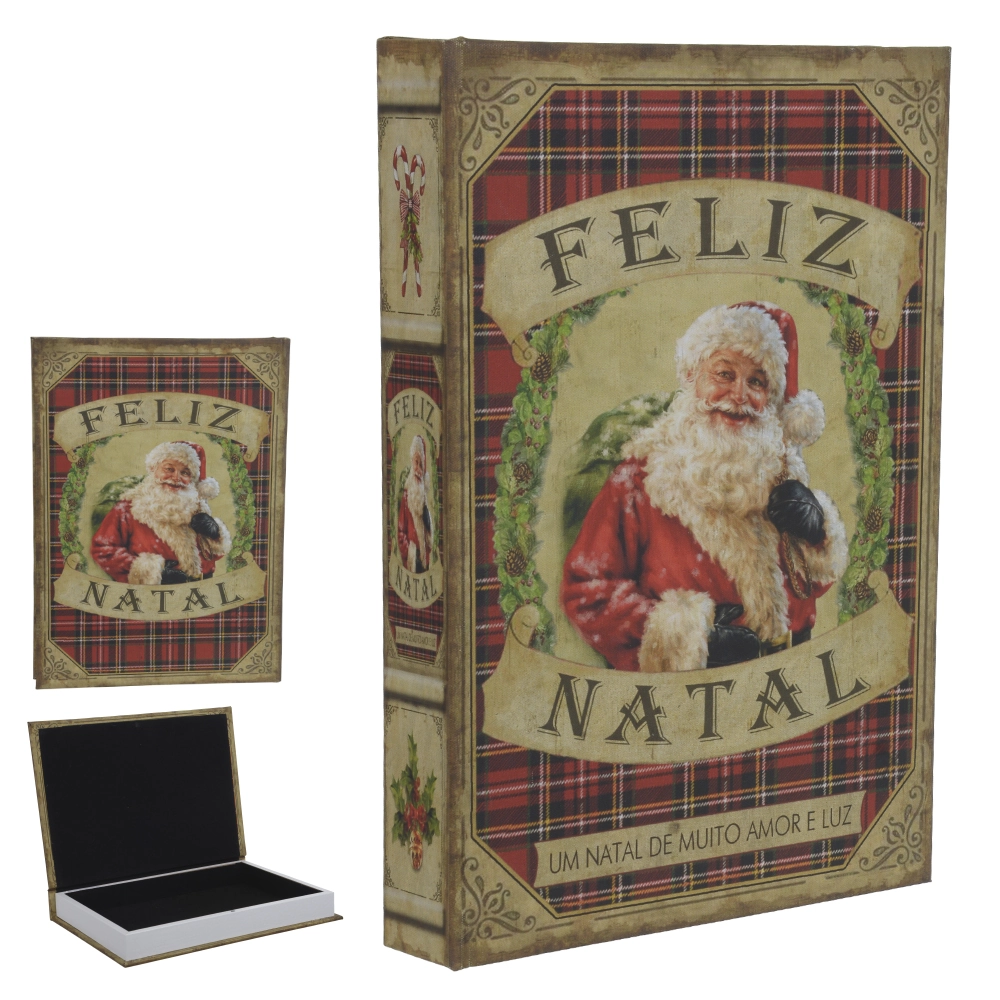 Caixa Livro Mdf 31.5x23x4cm Colorido 78240001 Dea