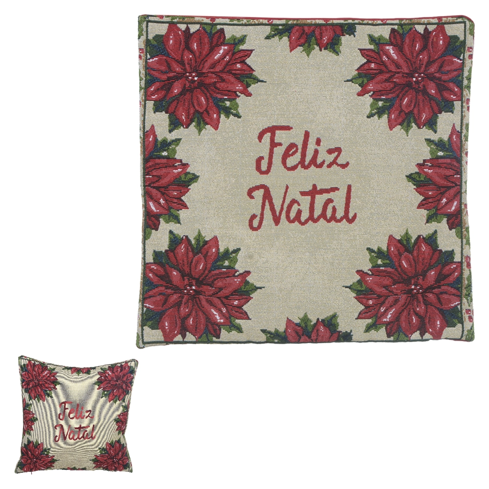 Capa Almofada Natal 45x45cm Colorido 78252001 Dea