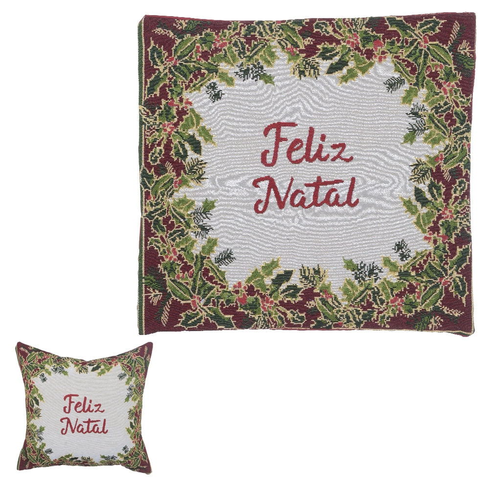 Capa Almofada Natal 45x45cm Colorido 78254001 Dea