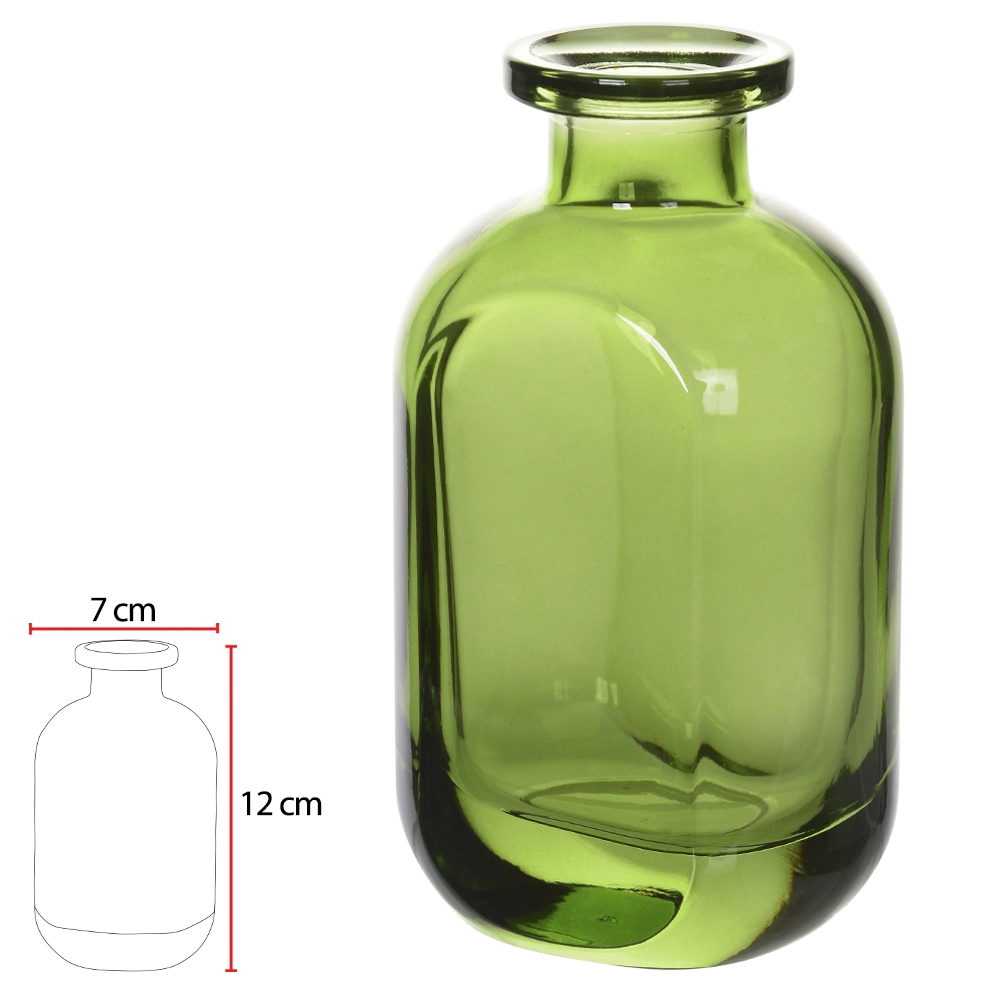 Vaso Vidro Verde 12cm 7d 78319004 Dea