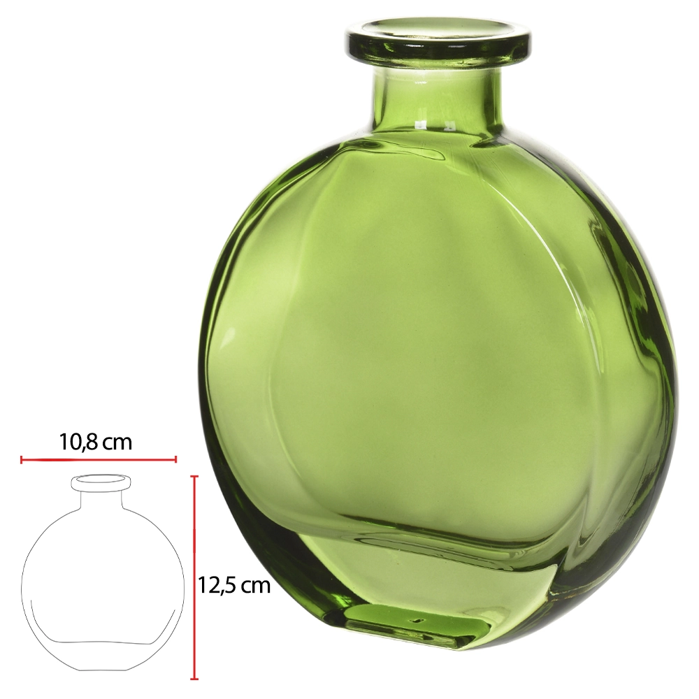 Vaso Vidro Verde 12.5cm 10.8d 78320004 Dea