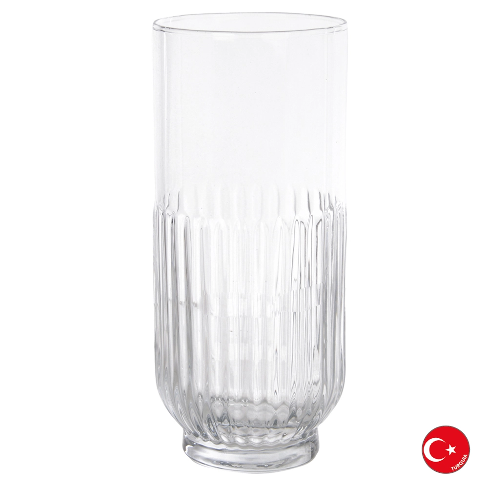 Copo Vidro Longdrink Tokyo Transp 395ml 15cm 6.5d 78440001 Dea