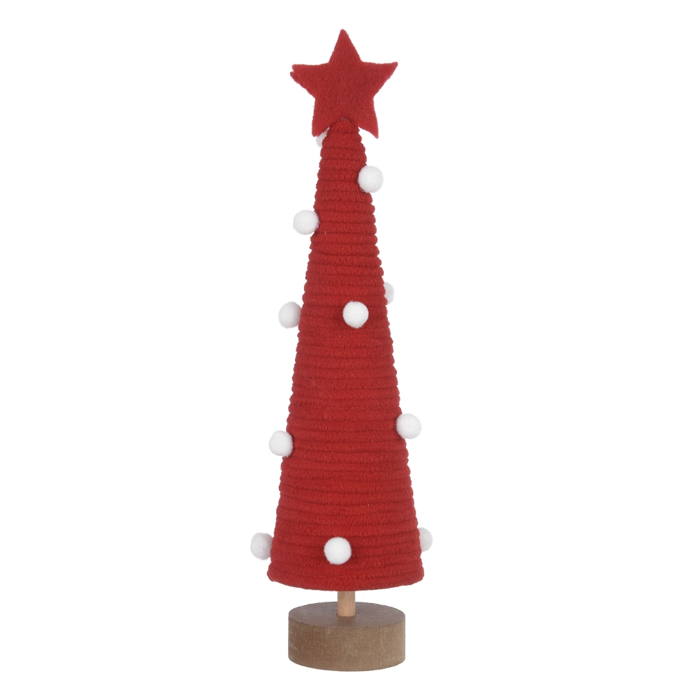 Arvore Natal Vermelha 25.6cm 78505001 Dea