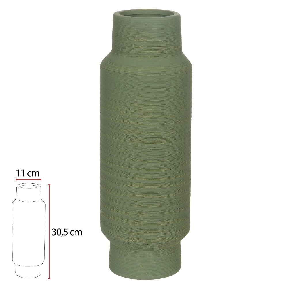 Vaso Ceramica Ver 30.5cm 11d 78717003 Dea