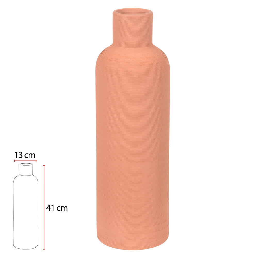 Vaso Ceramica Terracota 41cm 13d 78725002 Dea