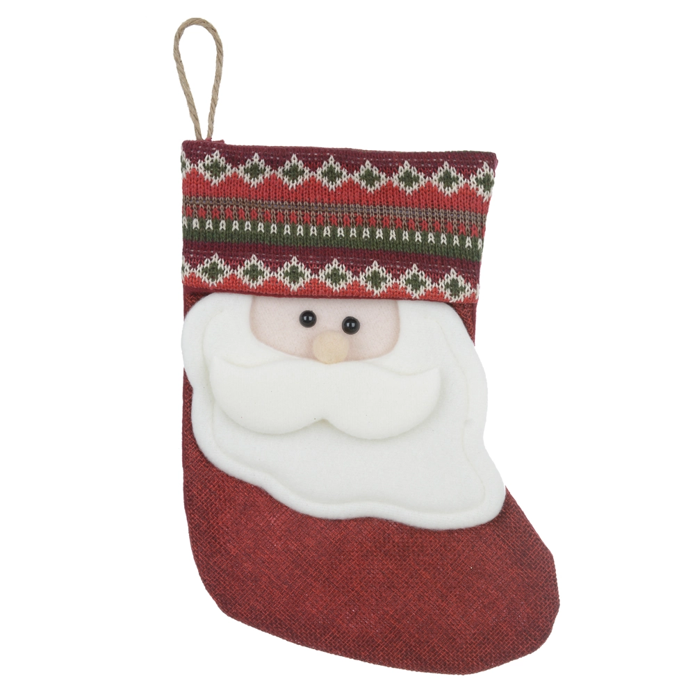 Meia Natal Papai Noel Vermelho 25cm 78790001 Dea