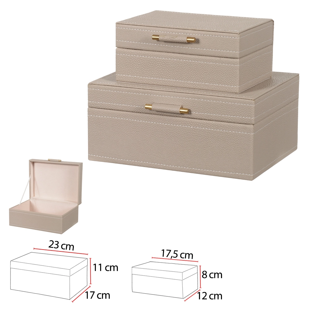 Caixa Mdf 2pcs Fendi 10.5x23x17cm 78821001 Dea