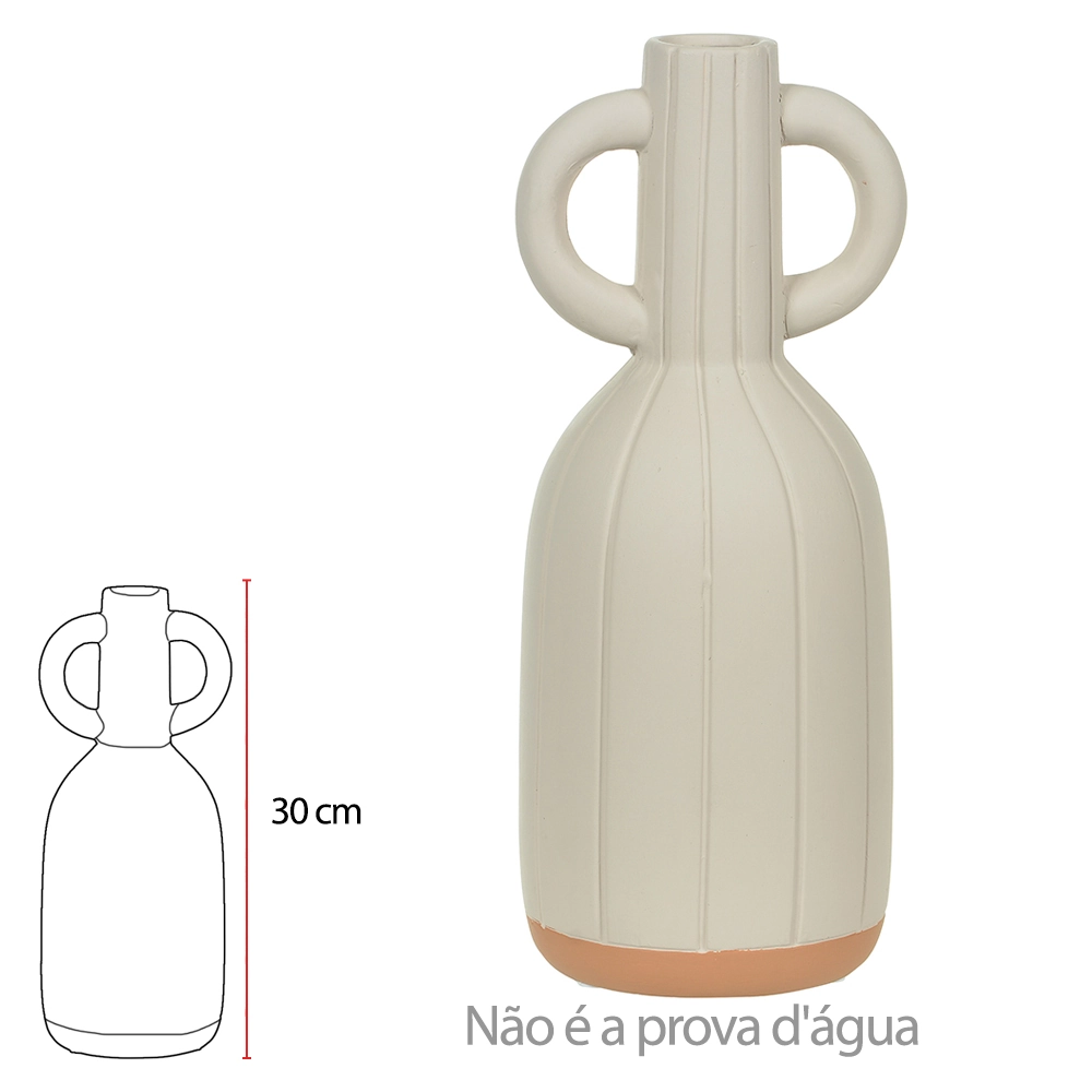 Vaso Ceramica 30cm 12d 79006001 Dea