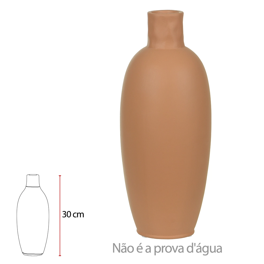 Vaso Ceramica 30cm 12d 79059001 Dea