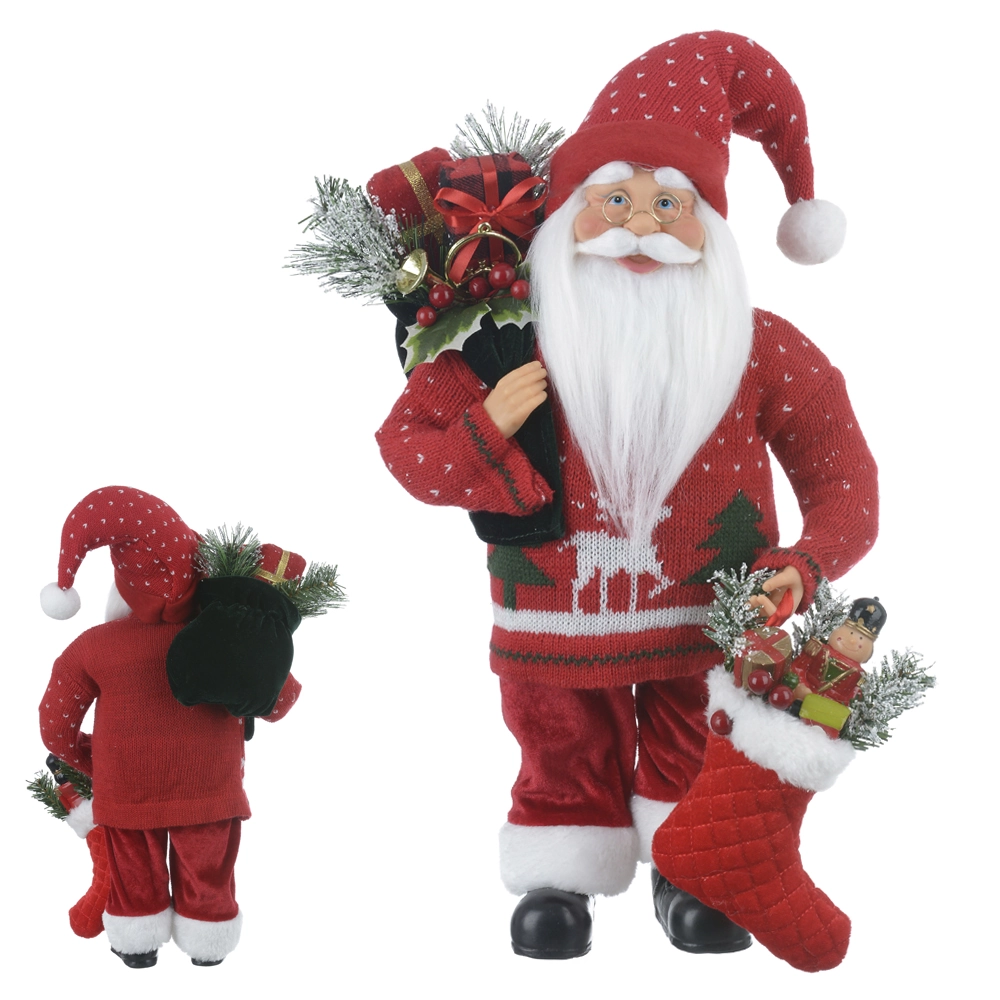 Papai Noel Natal Pe Vermelho 45cm 79395001 Dea