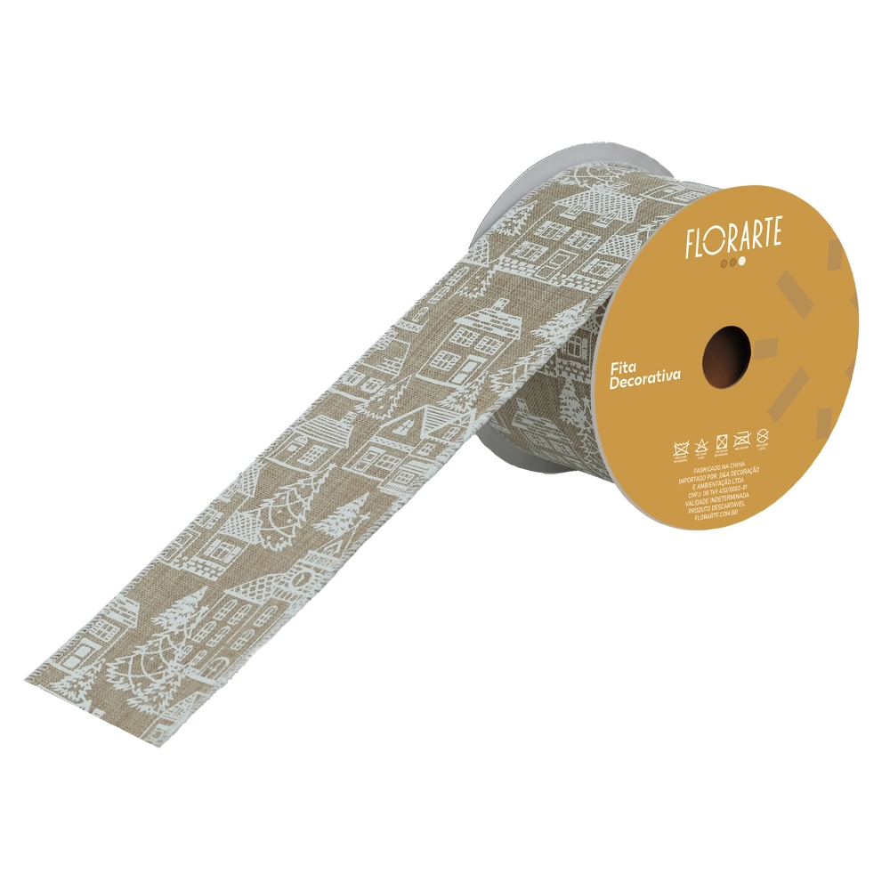 Fita Aramada Linho Costura 6.3cmx9.14m 57824002 Dea