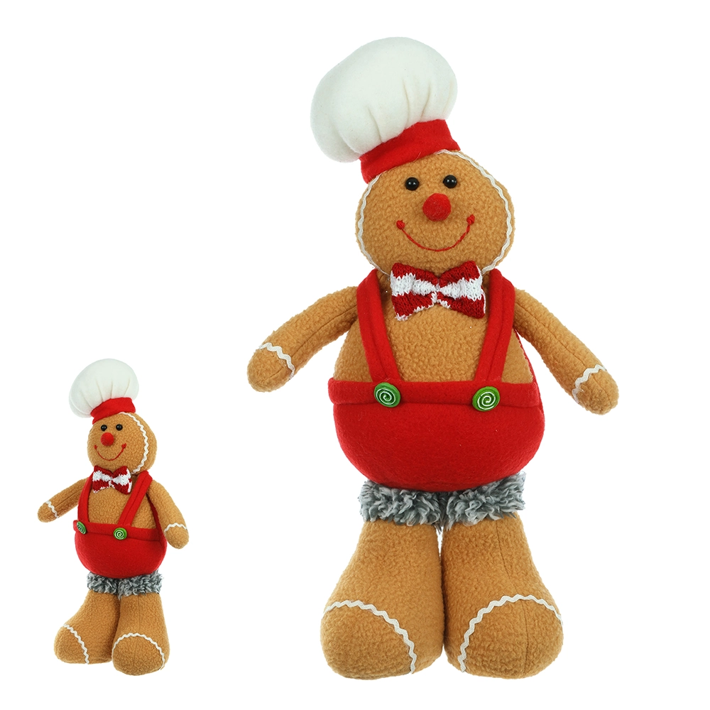 Boneco Biscoito Natal Vermelho Branco 32cm 59165001 Dea