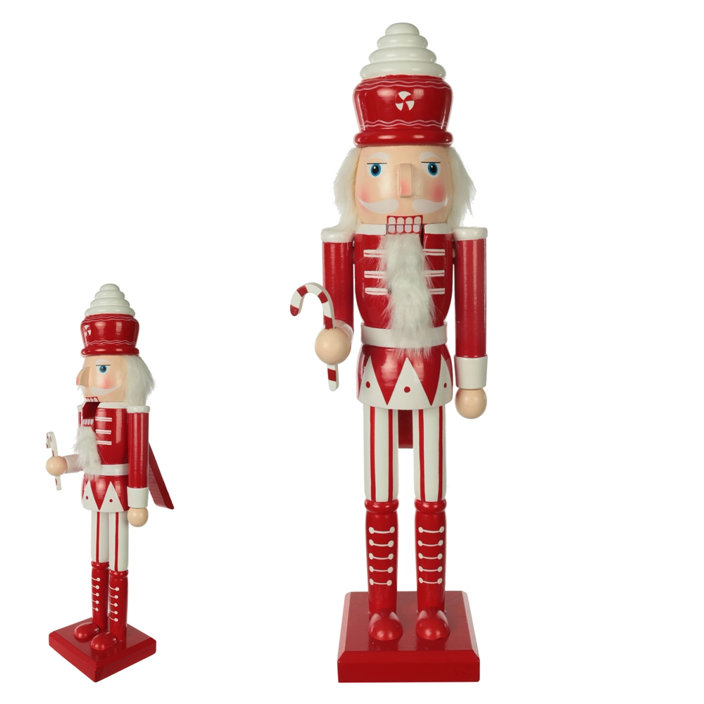 Decoracao Natal Quebra Nozes Madeira 38cm 59238001 Dea