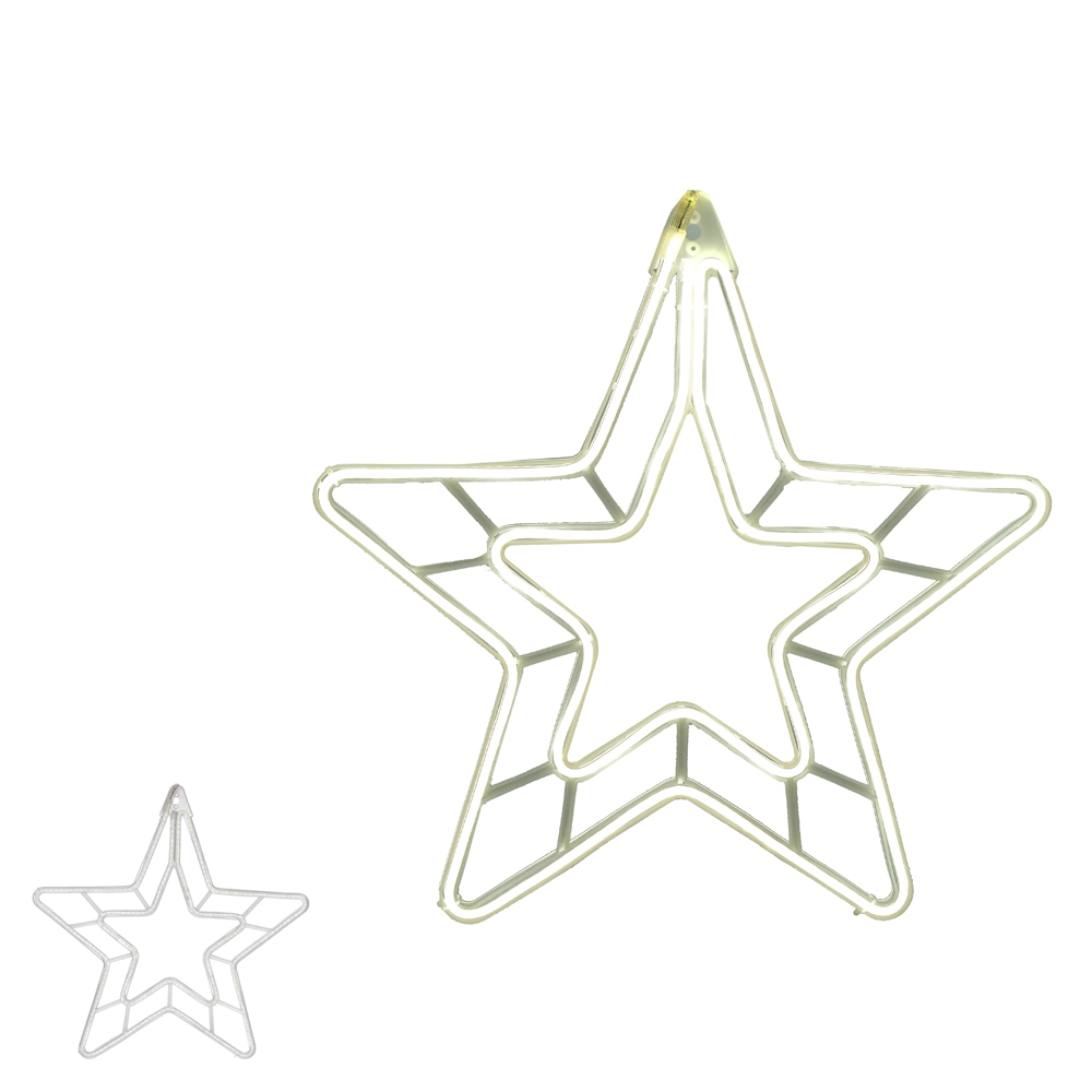 Estrela Natal Led Luz Neon Branco 50cm 127v 60382002 Dea
