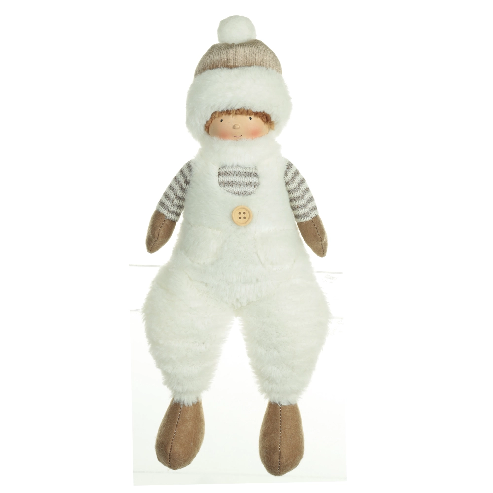 Boneco Menino Sentado 40cm 60555001 Dea