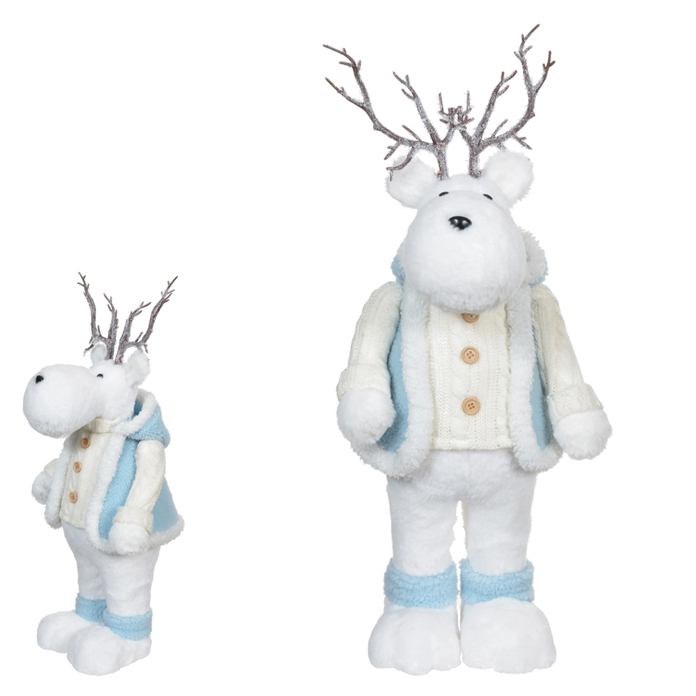 Rena Natal Pe Azul Branco 56x24cm 79941001 Dea