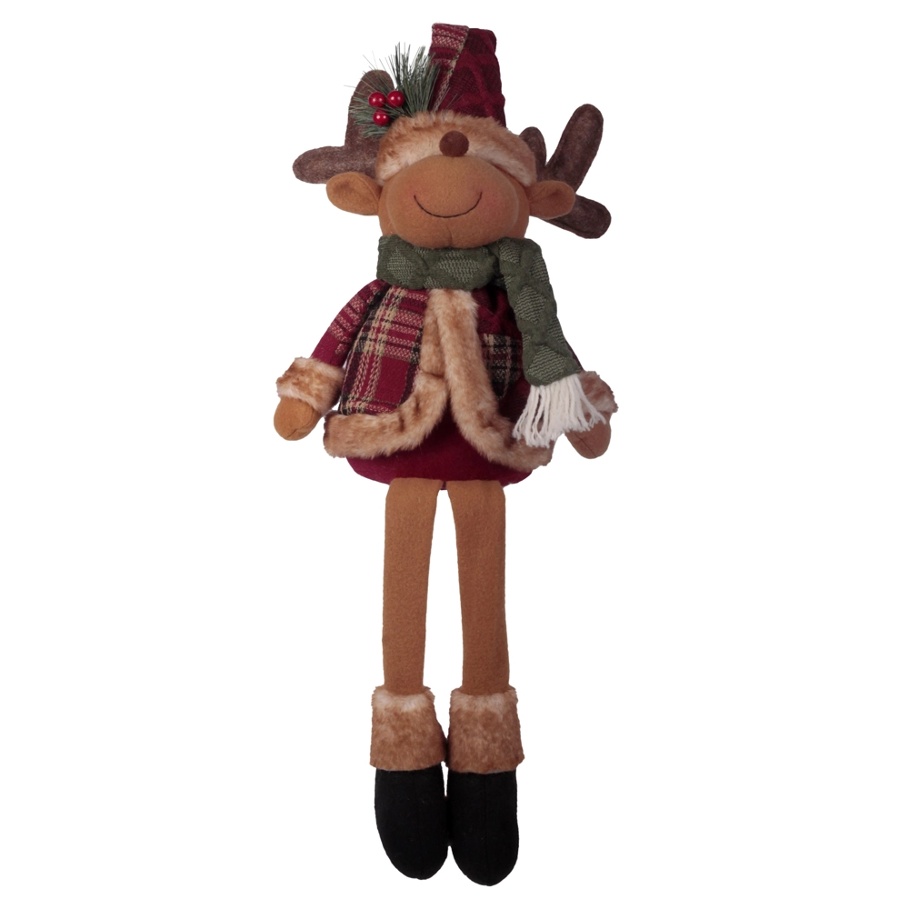 Boneco Natal Rena Sentado 60x23cm 80970001 Dea