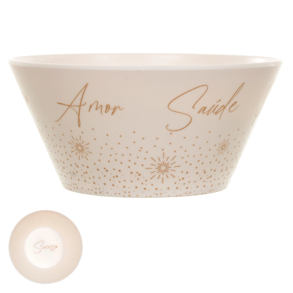 Bowl Melamina Palavras 7.4x15cm 81111001 Dea