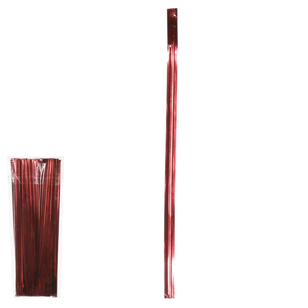 Fecho Pratico Natal C 100 Fitas Vermelho 11cm Florarte Vol. 66