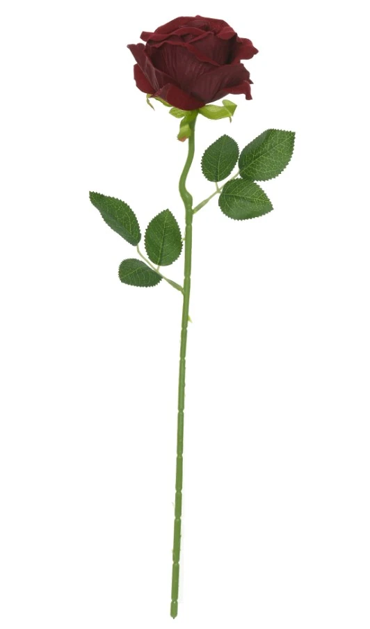 Rosa Aveludado Vermelho 51cm Florarte
