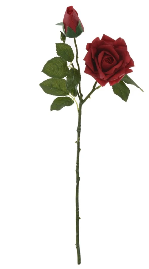 Protea Frosted C/coat Vermelho 56cm Vol.1 Florarte