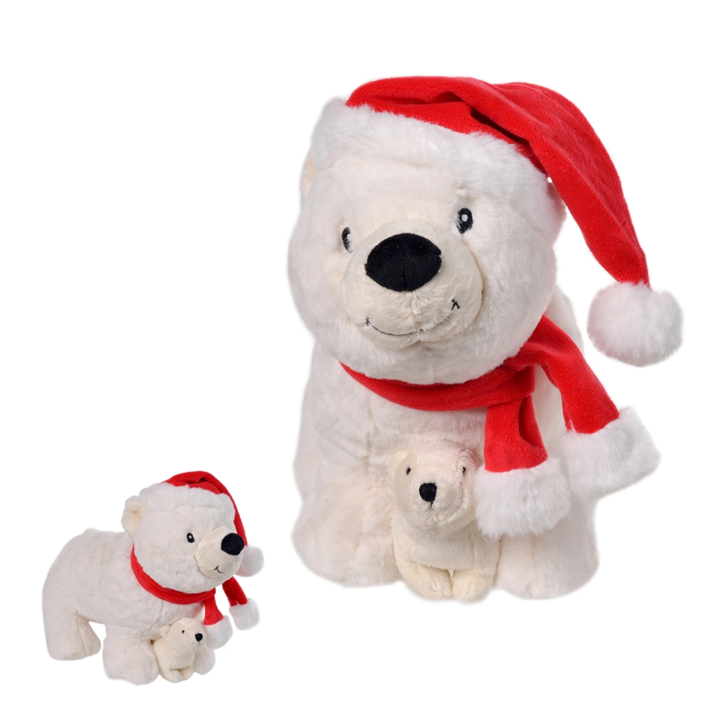 Urso Polar Vermelho 30cm 86678001 Dea