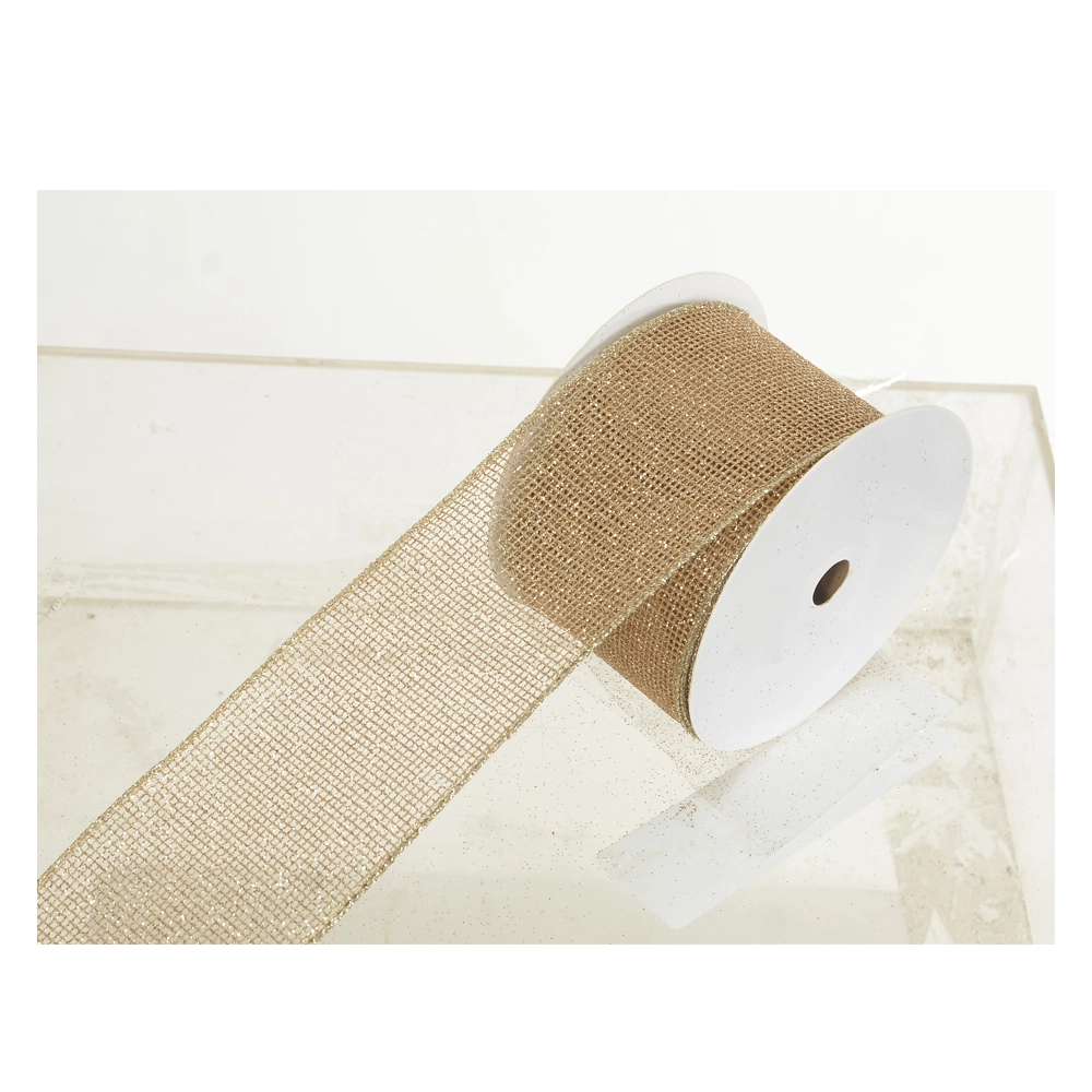 Fita Natal Aramada Gliter Champagner 6.3cmx9.14m 88057004 Dea