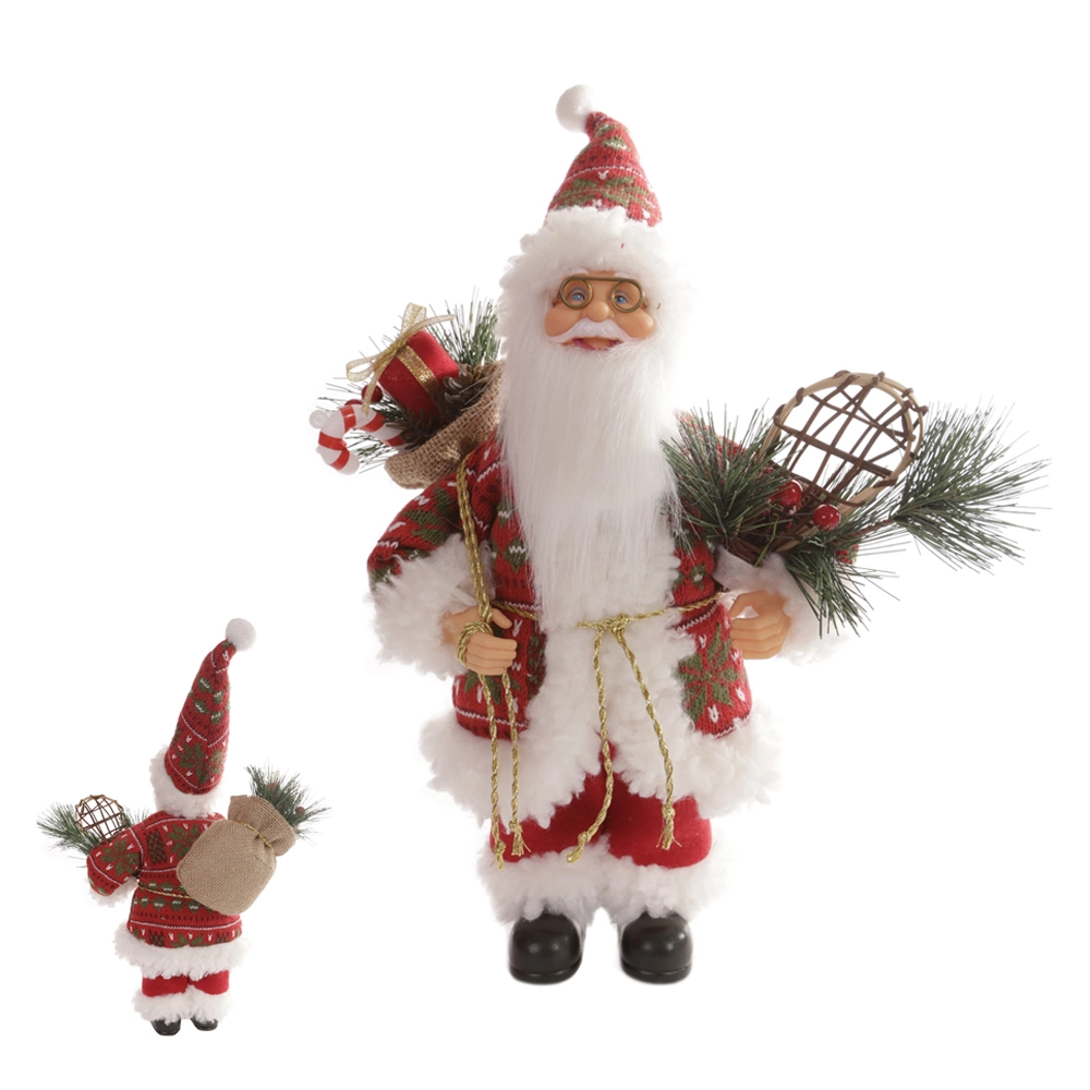 Papai Noel Saco Presentes Vermelho 30cm 91731001 Dea