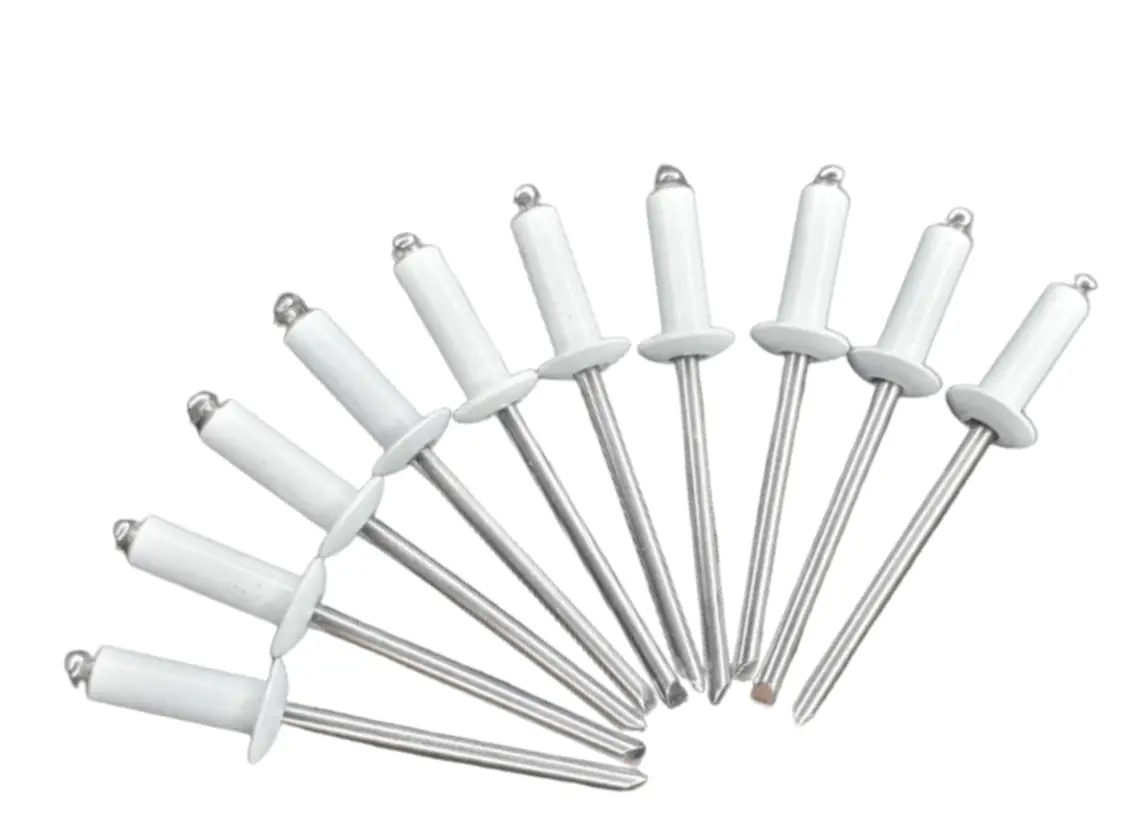Rebite Pop De Repuxo De Alumínio Branco 412 4x12mm Com 100 Pçs
