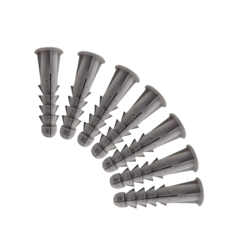 Bucha 8mm Com Anel De Vedação De Concreto Alvenaria 100 Pçs