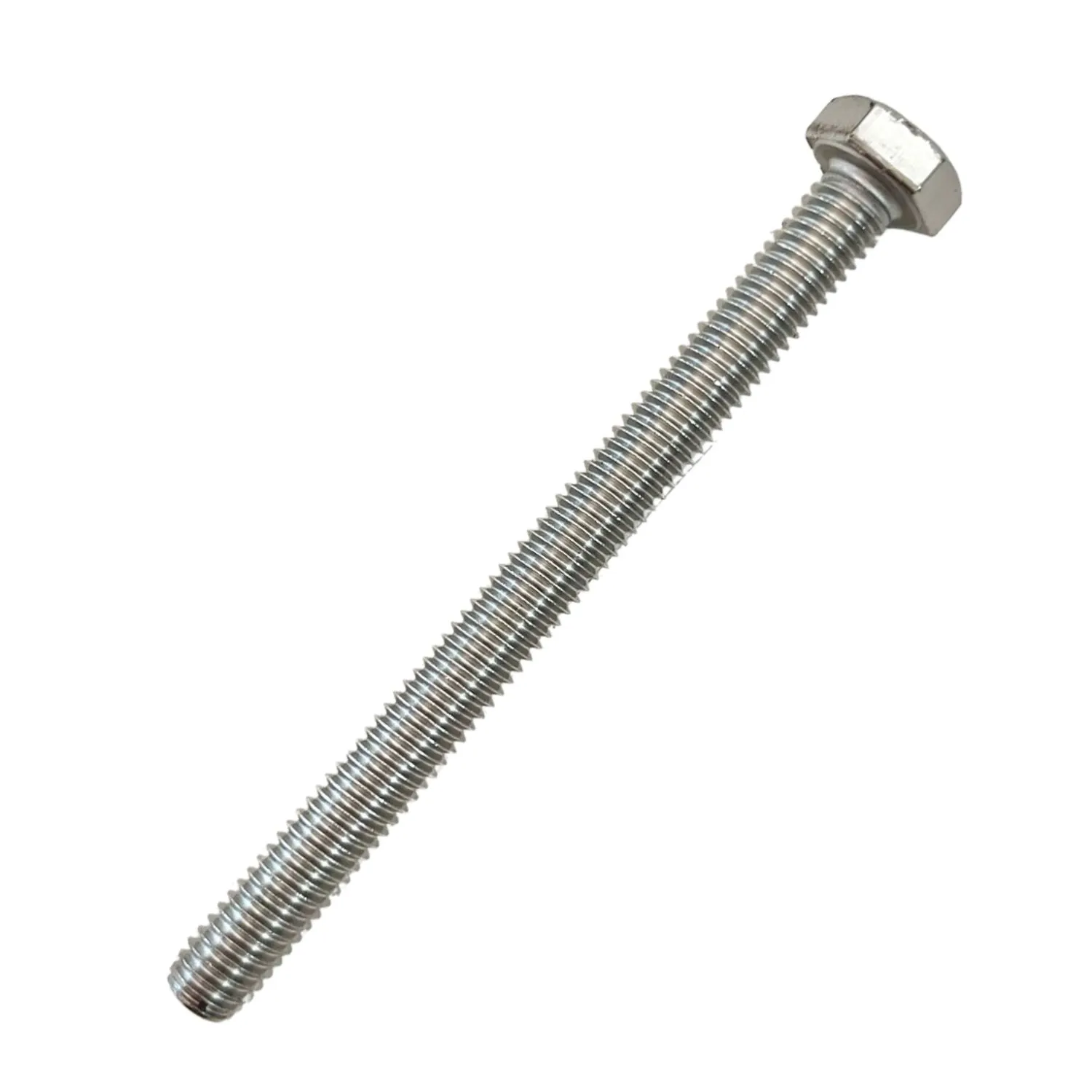 Parafuso Sextavado Rosca Máquina  M6x70mm Aço Inox 304 Com 50 Pçs