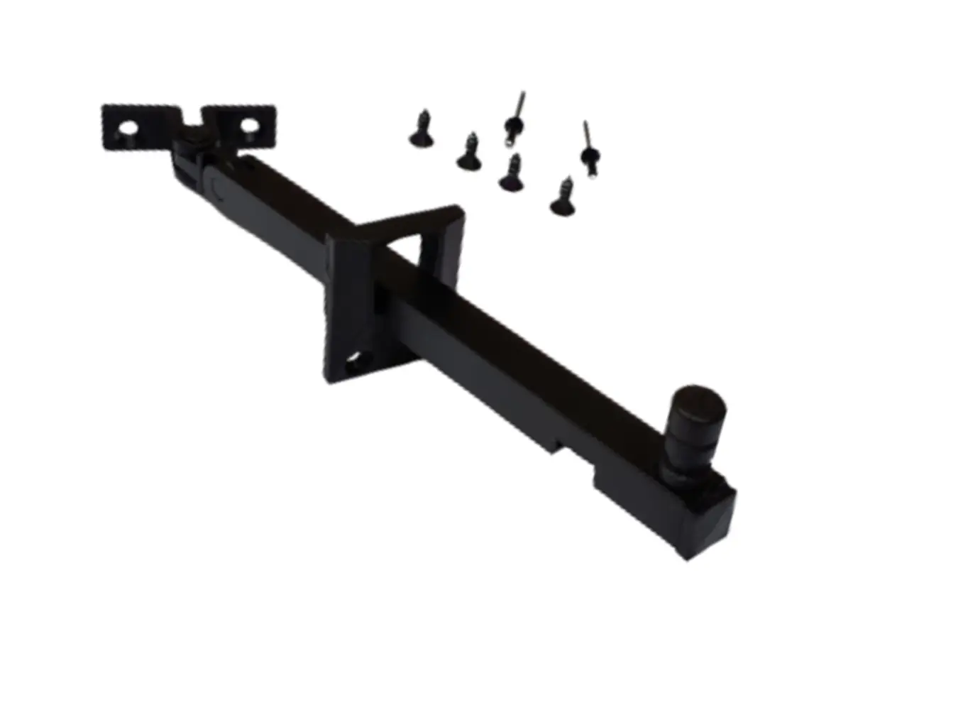 Trava Limitadora Para Janela Basculante Preta 30cm