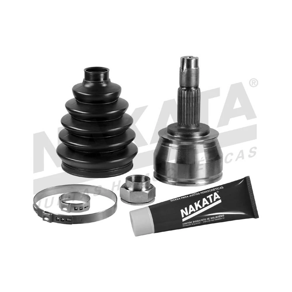 Ponteira Homocinética Fixa FIAT GRAND SIENA/STILO Mecânico sem ABS 24 Dentes - NAKATA NJH511449