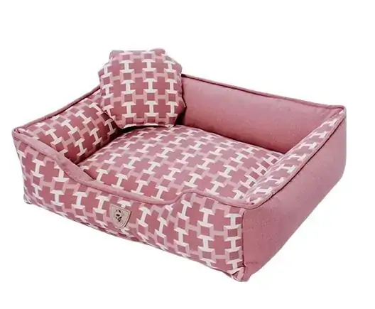 Cama Retangular Emporium Distripet Buba Rose P