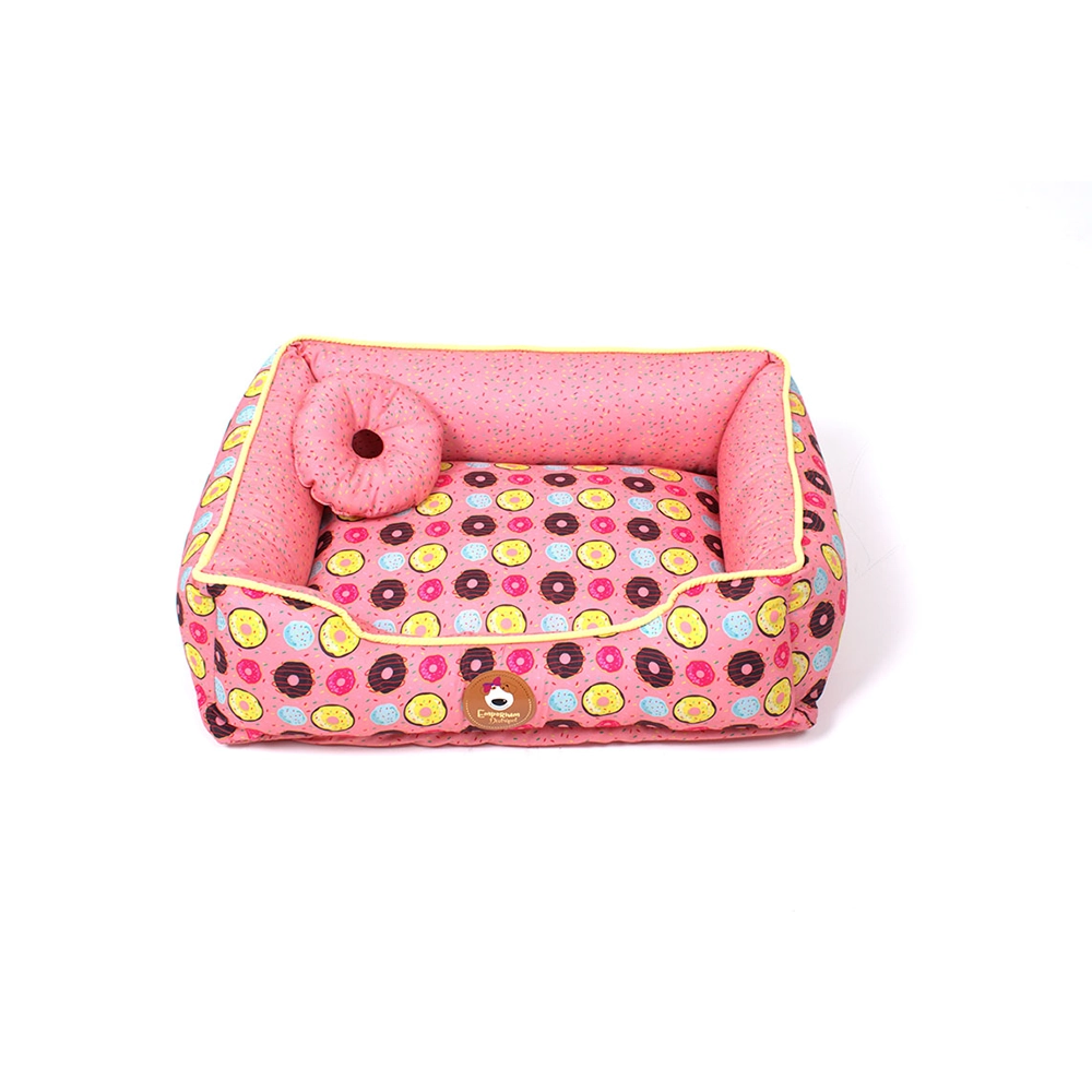 Cama Retangular Emporium Distripet Donuts Rosa Gg