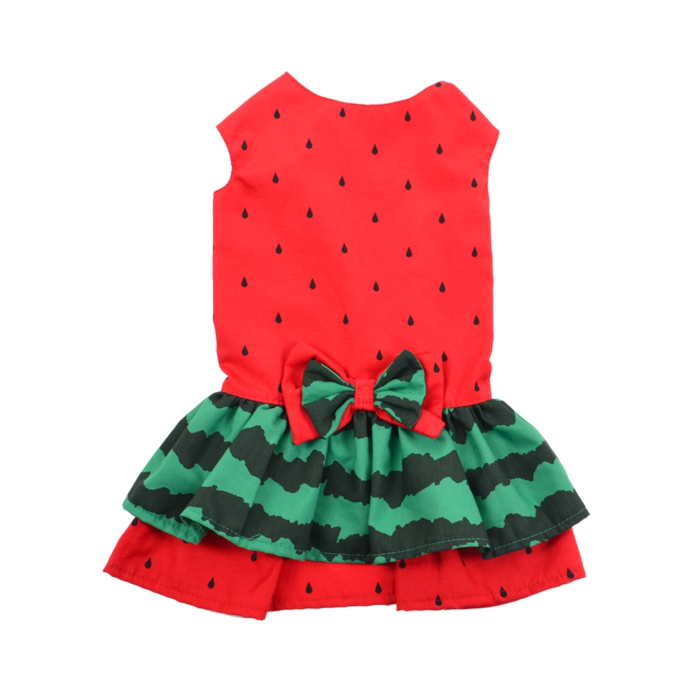 Vestido Emporium Distripet Melancia Para Cães Vermelho 24