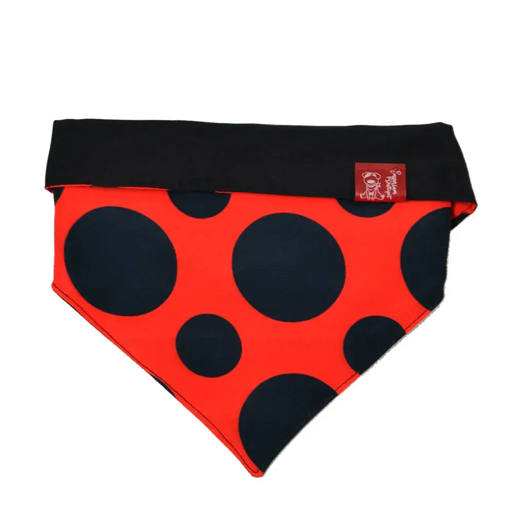 Bandana Joaninha Md Vermelho Distripet