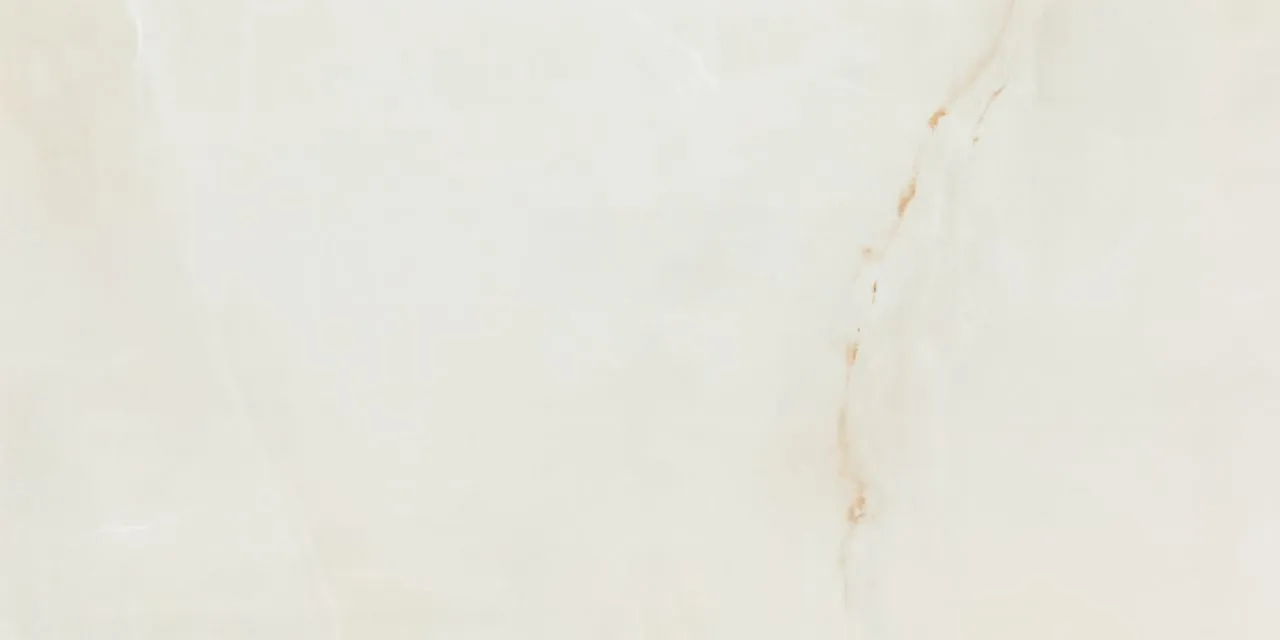 Porcelanato Interno Mármore Esmaltado Acetinado Borda Reta Onix Cristallo 59x118,2cm Eliane