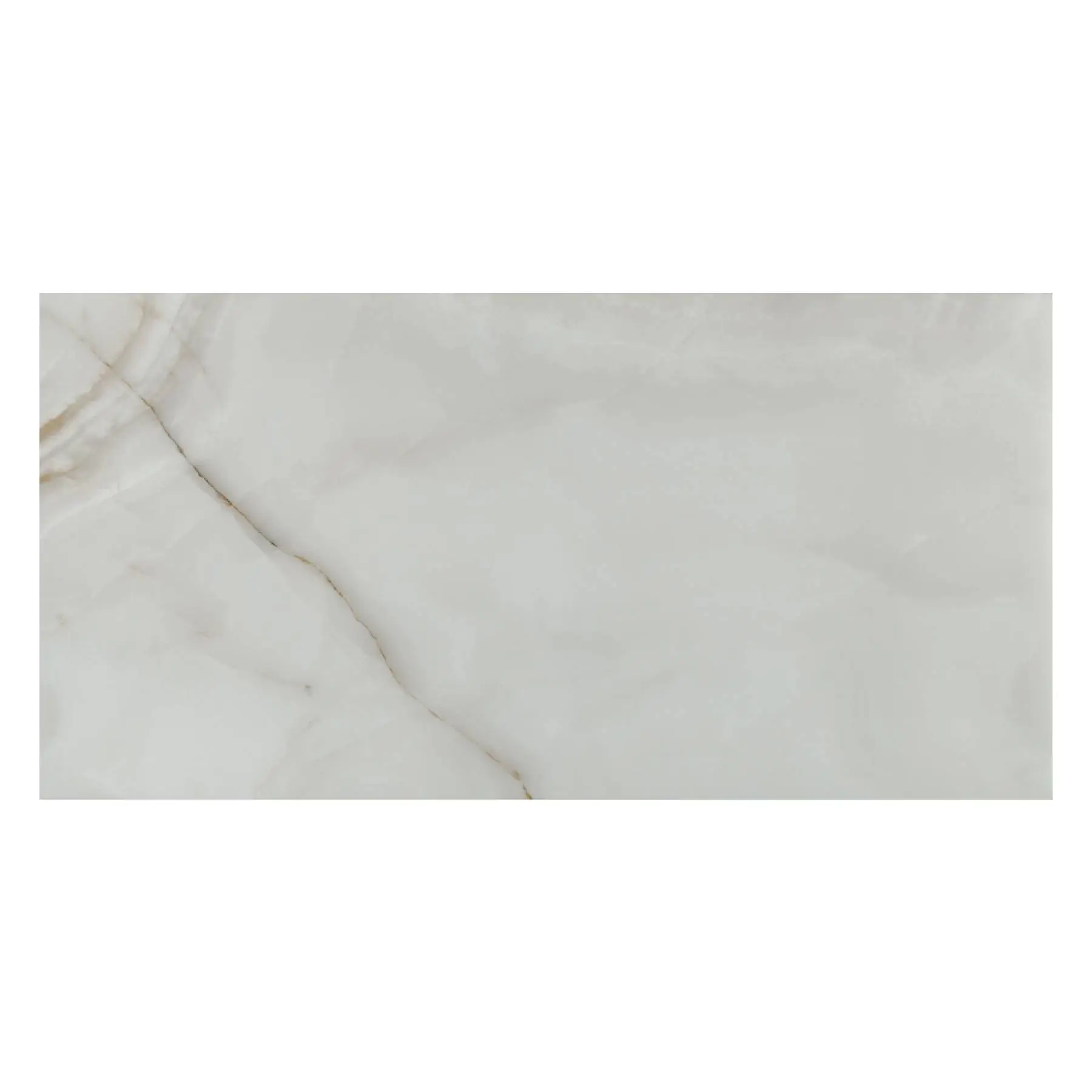 Porcelanato Marmorizado Acetinado Borda Reta Interno 60x120cm Onix Cristal Eliane