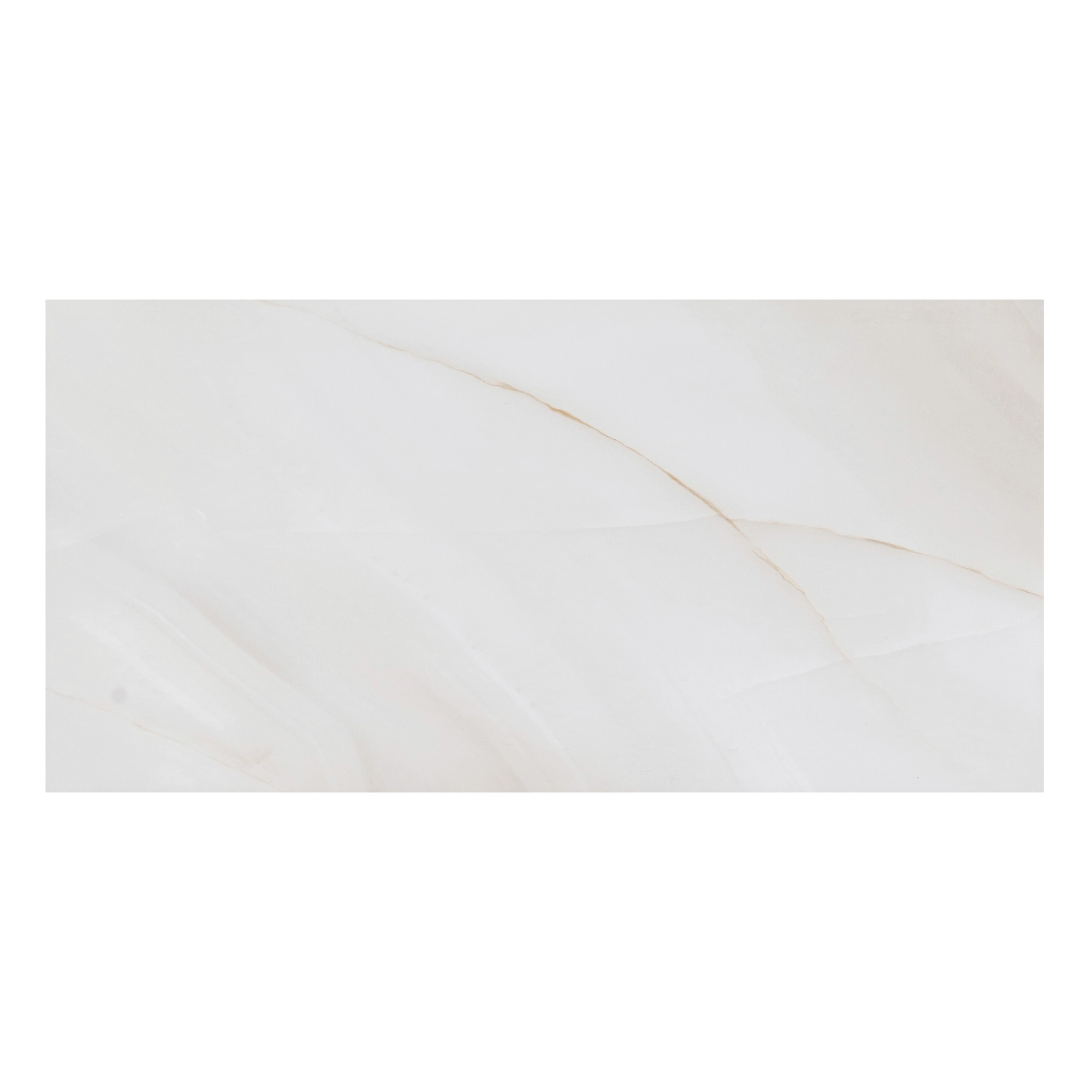 Porcelanato Marmorizado Polido Borda Reta Interno 60x120cm Onix Cristal Eliane
